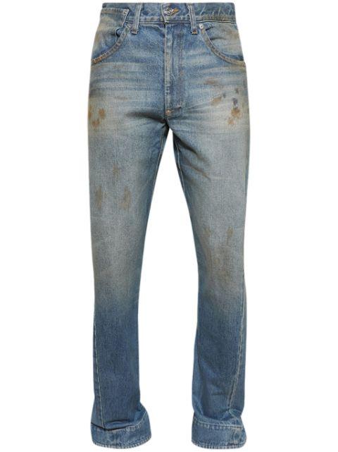straight-leg jeans by GALLERY DEPT.