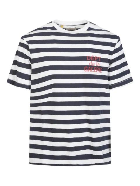 striped crew-neck T-shirt by GALLERY DEPT.