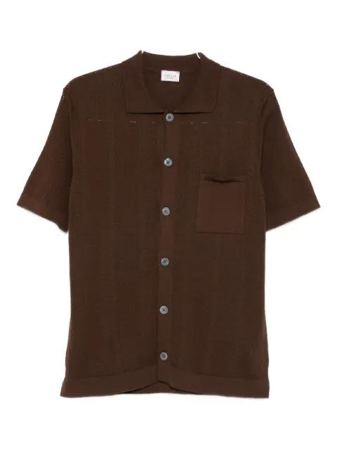 Farry textured cotton shirt by GALLIA