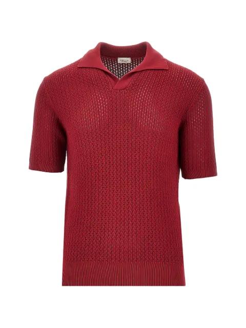 textured polo by GALLIA