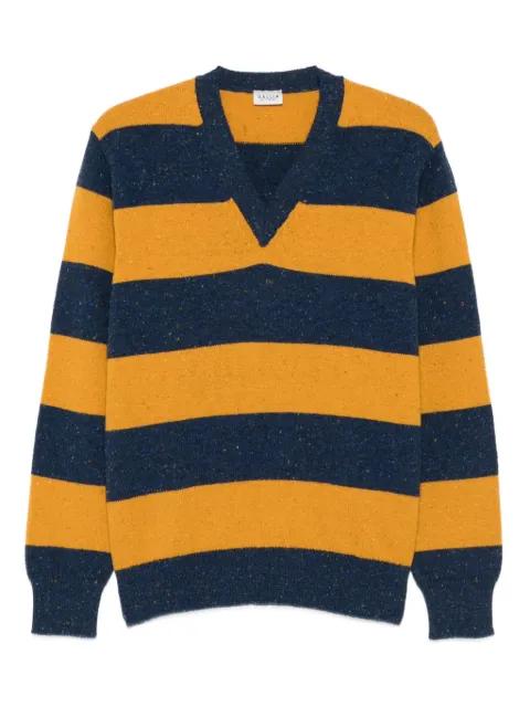 v-neck wool sweater by GALLIA