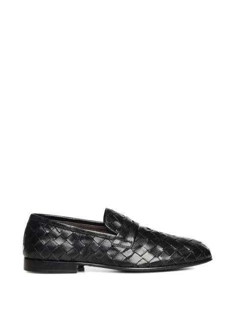 woven-leather loafers by GALLIANO