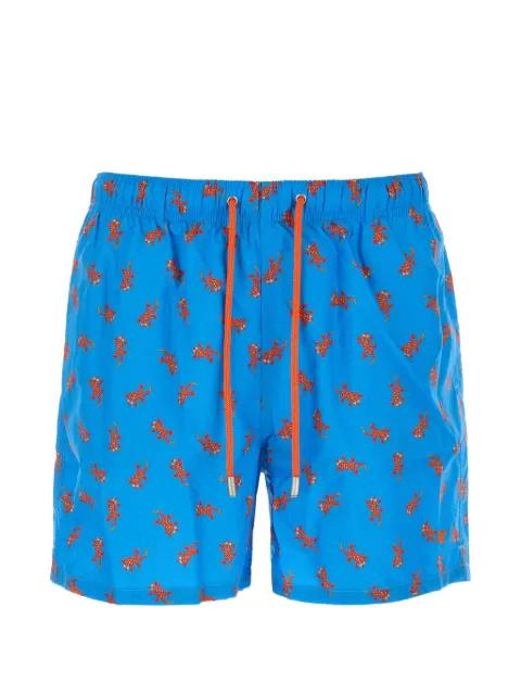 drawstring printed swim shorts by GALLO