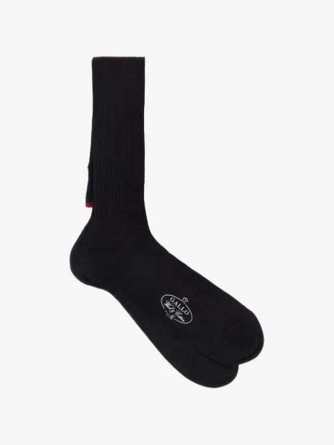 ribbed-knit socks by GALLO