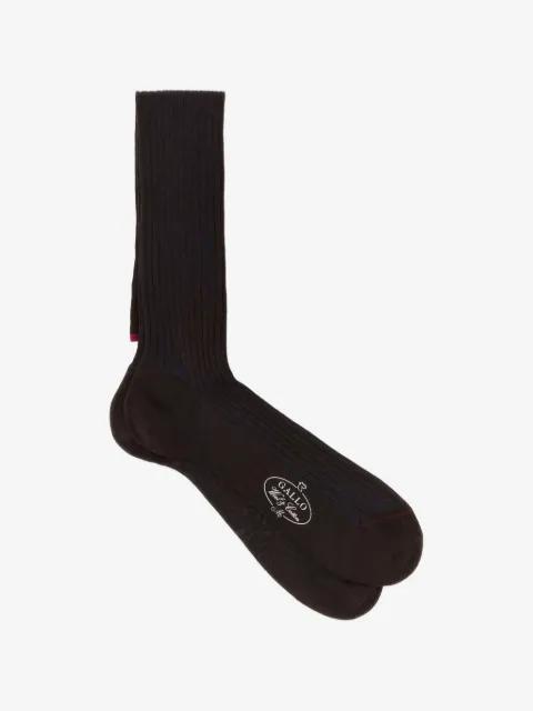 ribbed-knit socks by GALLO