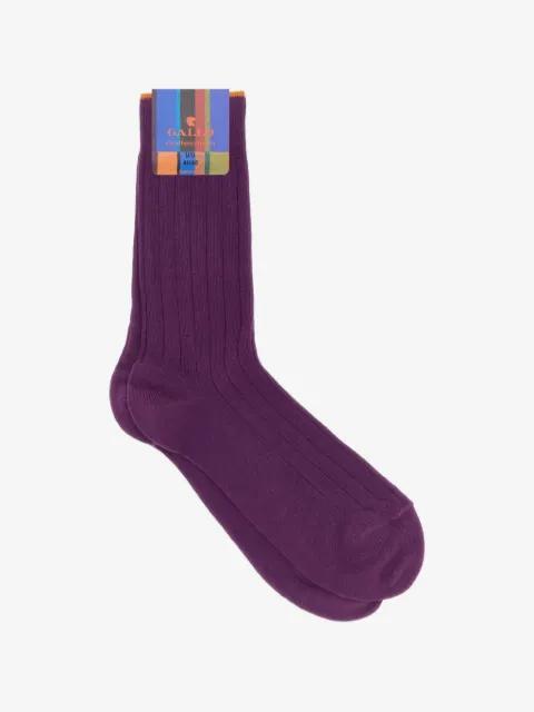 ribbed-knit socks by GALLO