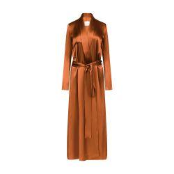 Satin trench coat by GALVAN