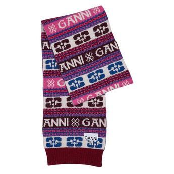 ACC Graphic Wool Scarf by GANNI