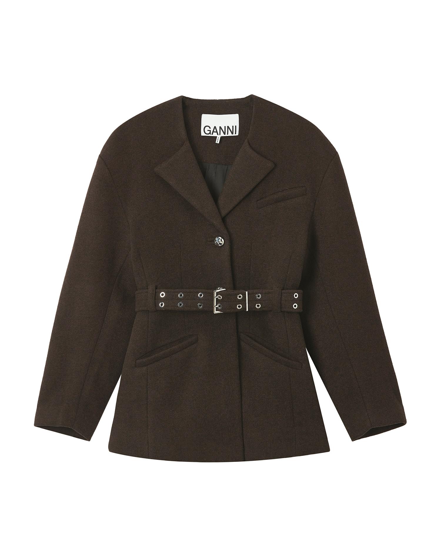 Belted blazer by GANNI