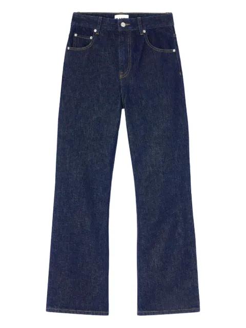 Betzy cropped flared jeans by GANNI