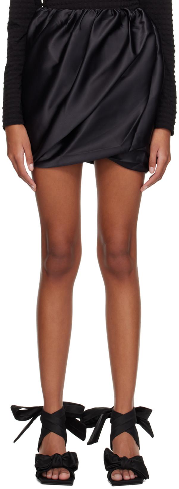 Black Balloon Miniskirt by GANNI
