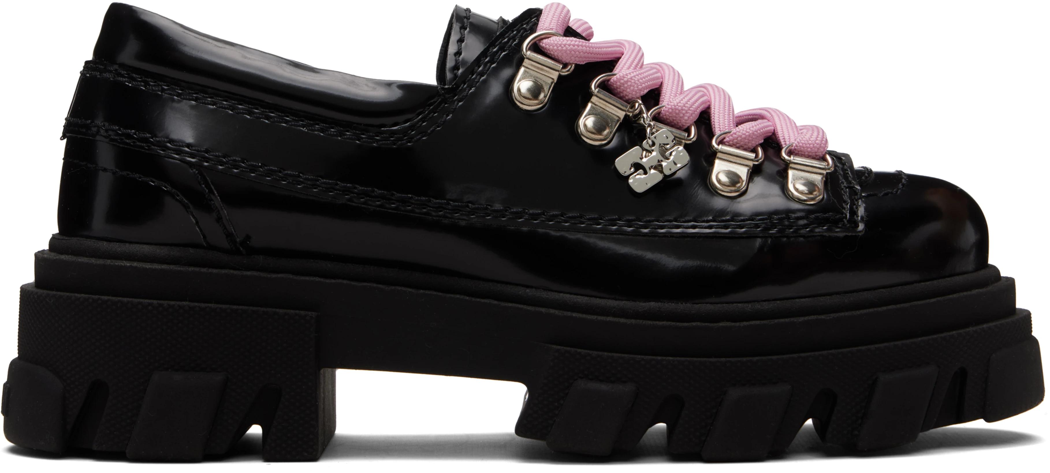 Black Cleated Derbys by GANNI