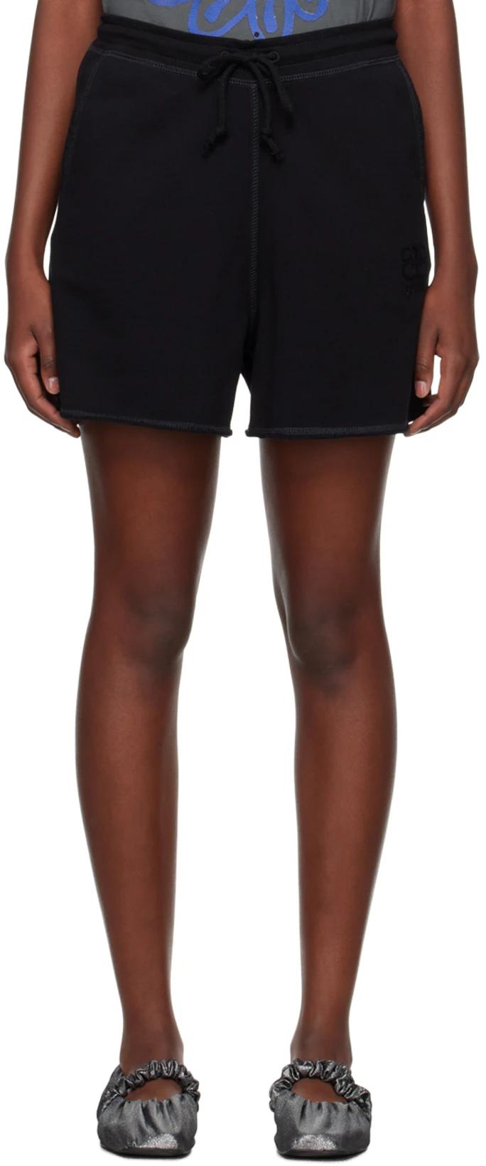 Black Isoli Shorts by GANNI
