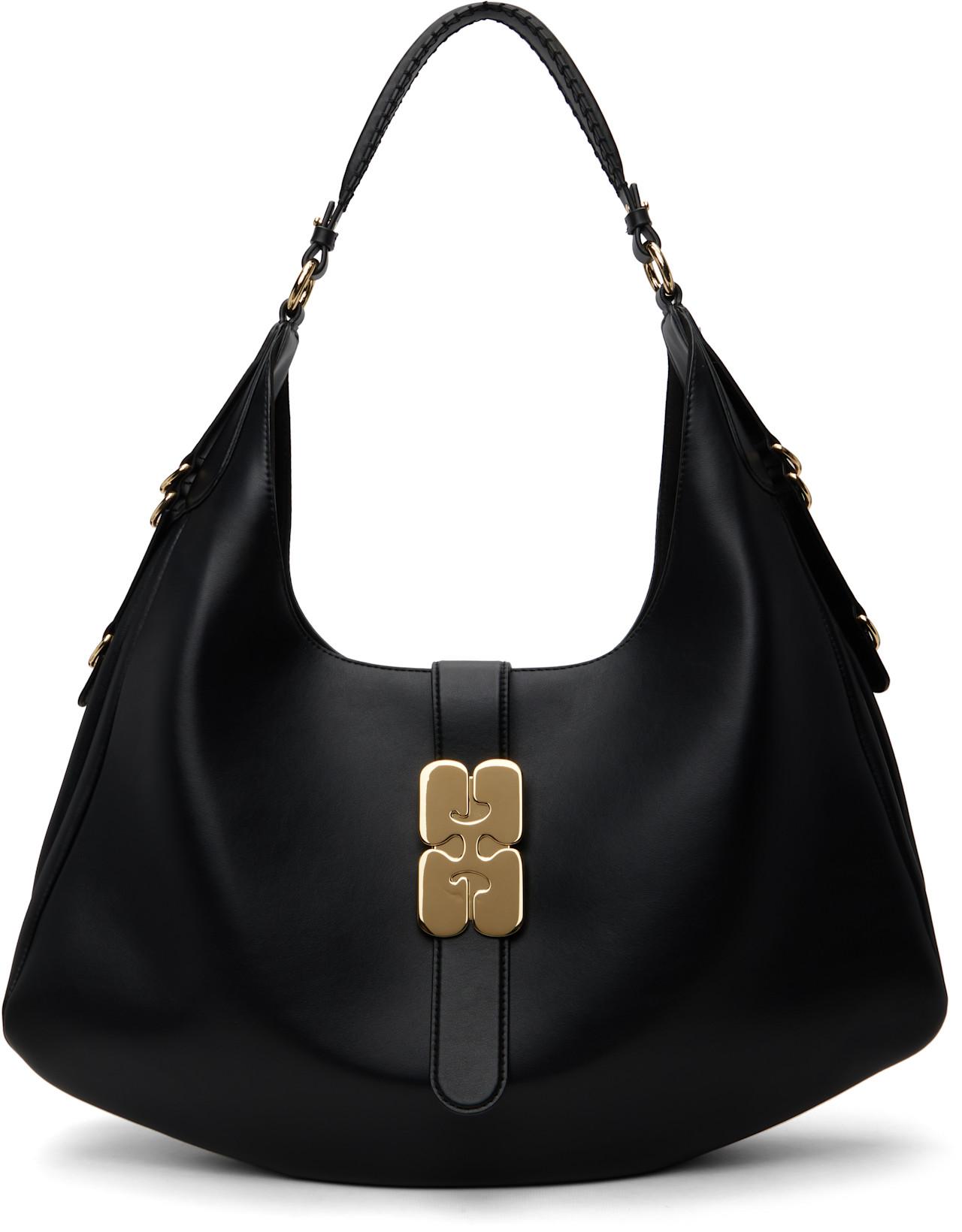 Black Large Kat Bag by GANNI