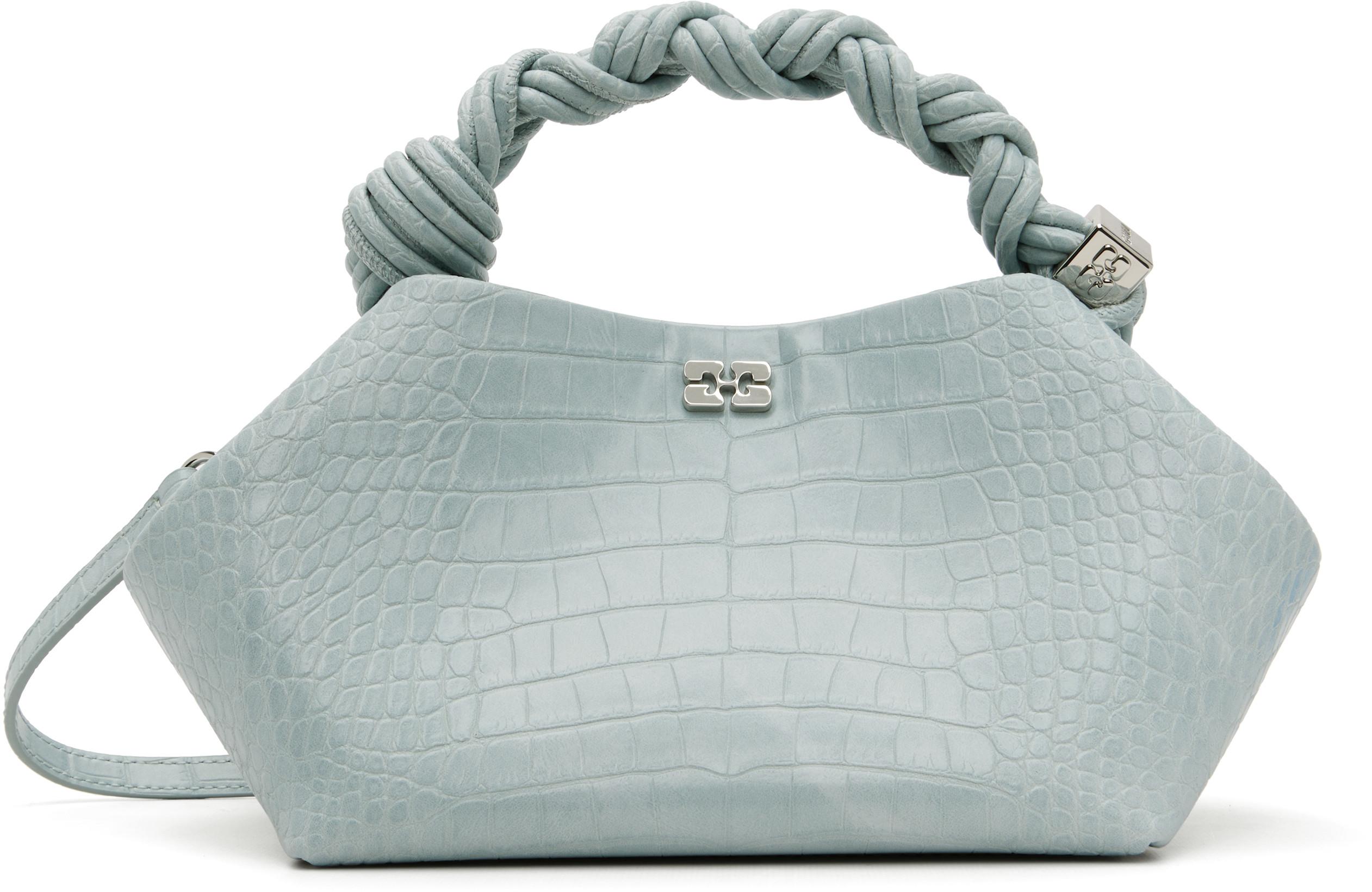 Blue Small Bou Bag by GANNI