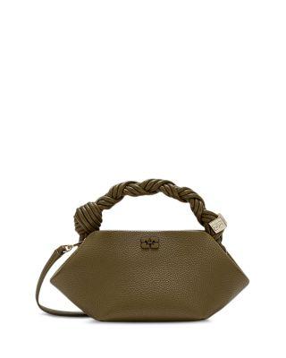 Bou Mini Grained Handbag by GANNI