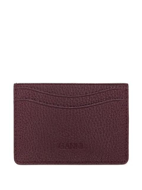 Bou logo-plaque cardholder by GANNI
