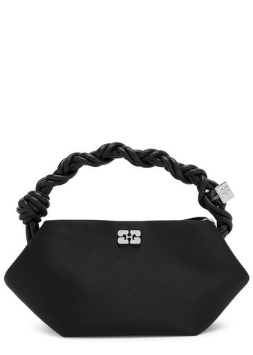 Bou mini embellished satin top handle bag by GANNI