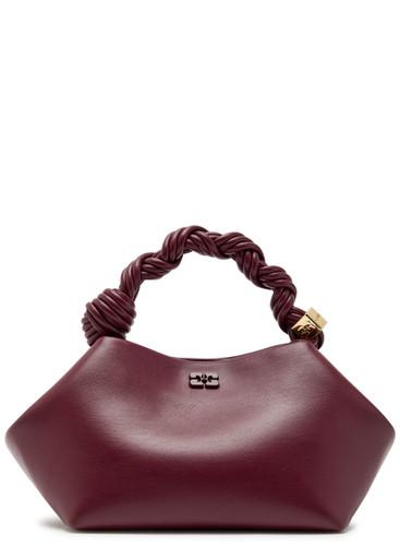 Bou small leather top handle bag by GANNI