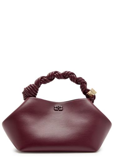 Bou small leather top handle bag by GANNI
