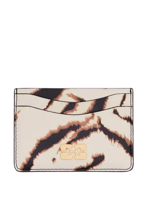 Bou zebra-print card holder by GANNI