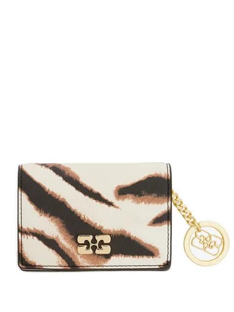 Bou zebra-print wallet by GANNI