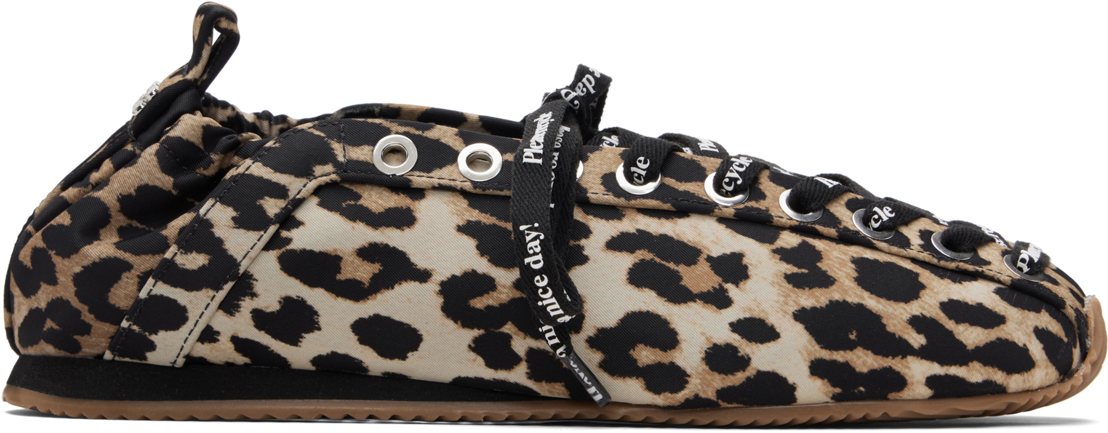 Brown & Black Sporty Ballerina Flats by GANNI