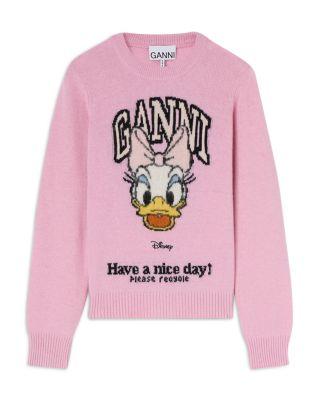 Daisy Duck Crewneck Sweater by GANNI