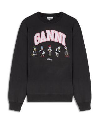 Daisy Duck Oversized Crewneck Sweatshirt by GANNI