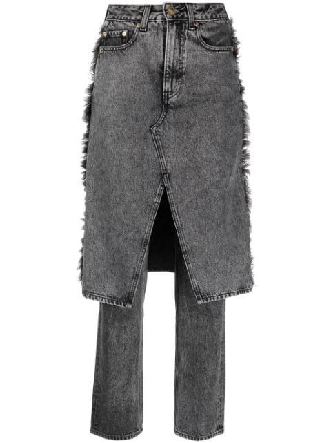 Denim Skirt jeans by GANNI