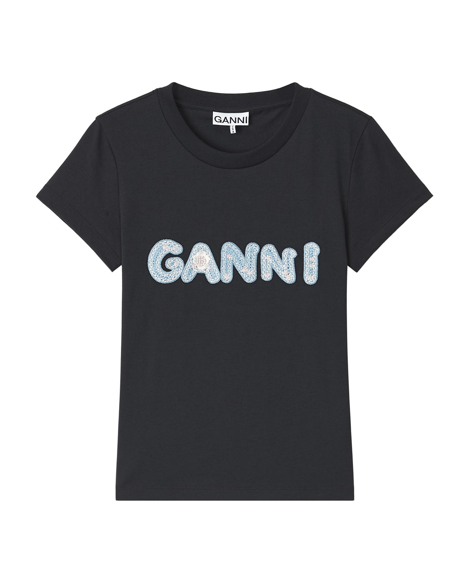 Embroidered tee by GANNI