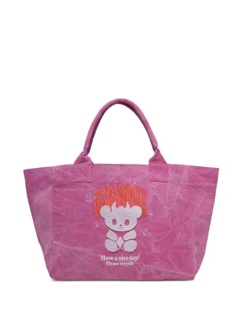Evil Bear Trapeze shoulder bag by GANNI