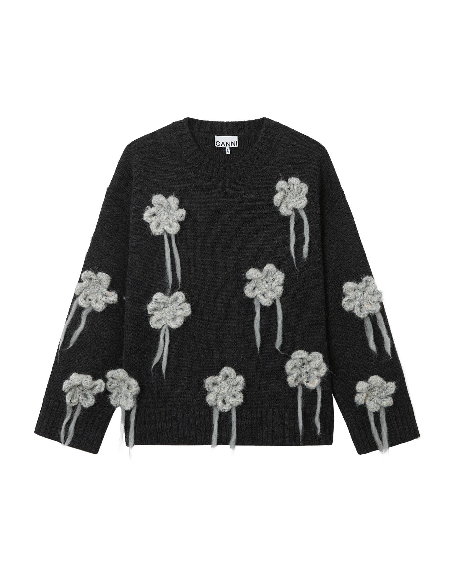 Flower crochet sweater by GANNI