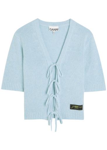 Future wool-blend cardigan by GANNI