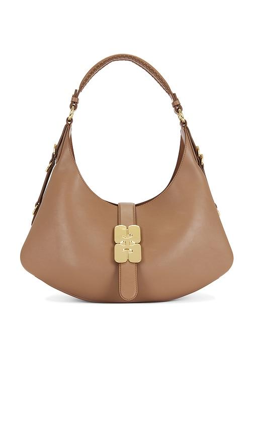 Ganni Kat Small Butter in Brown by GANNI