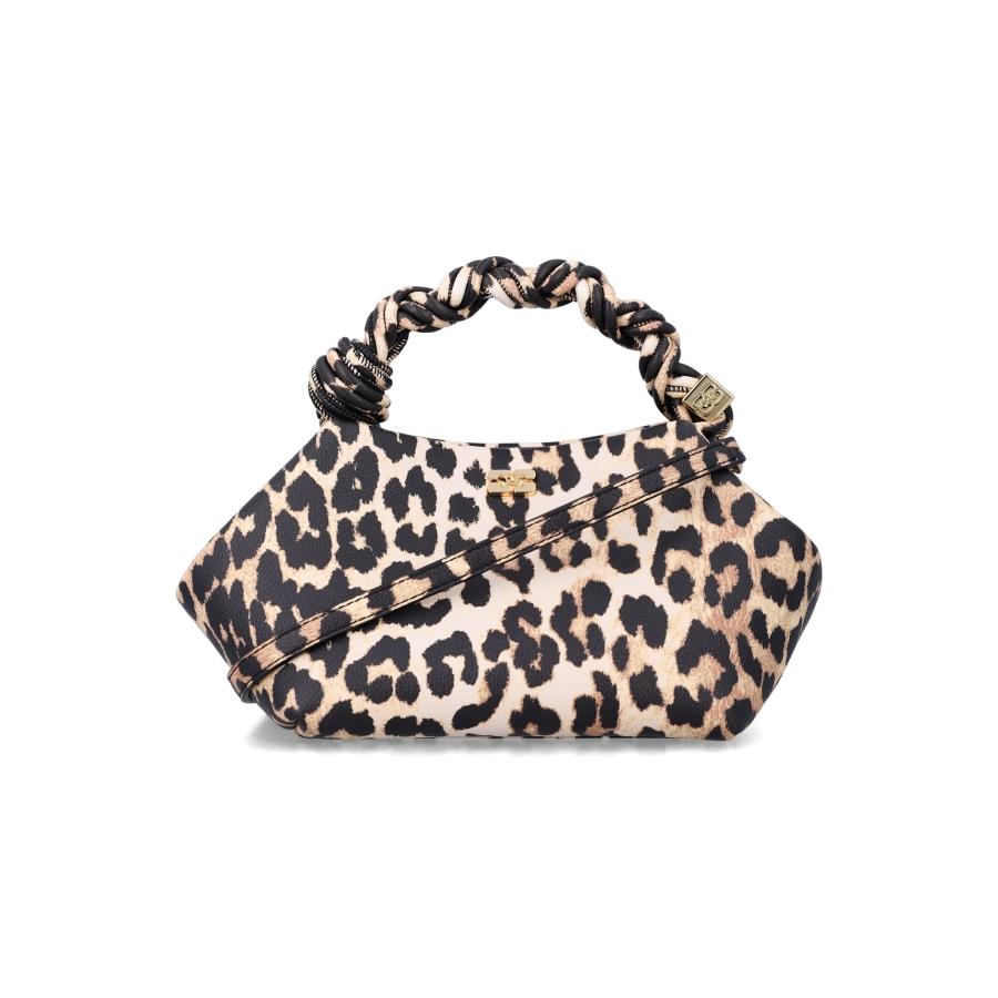 Ganni Leopard Small Bou Bag by GANNI