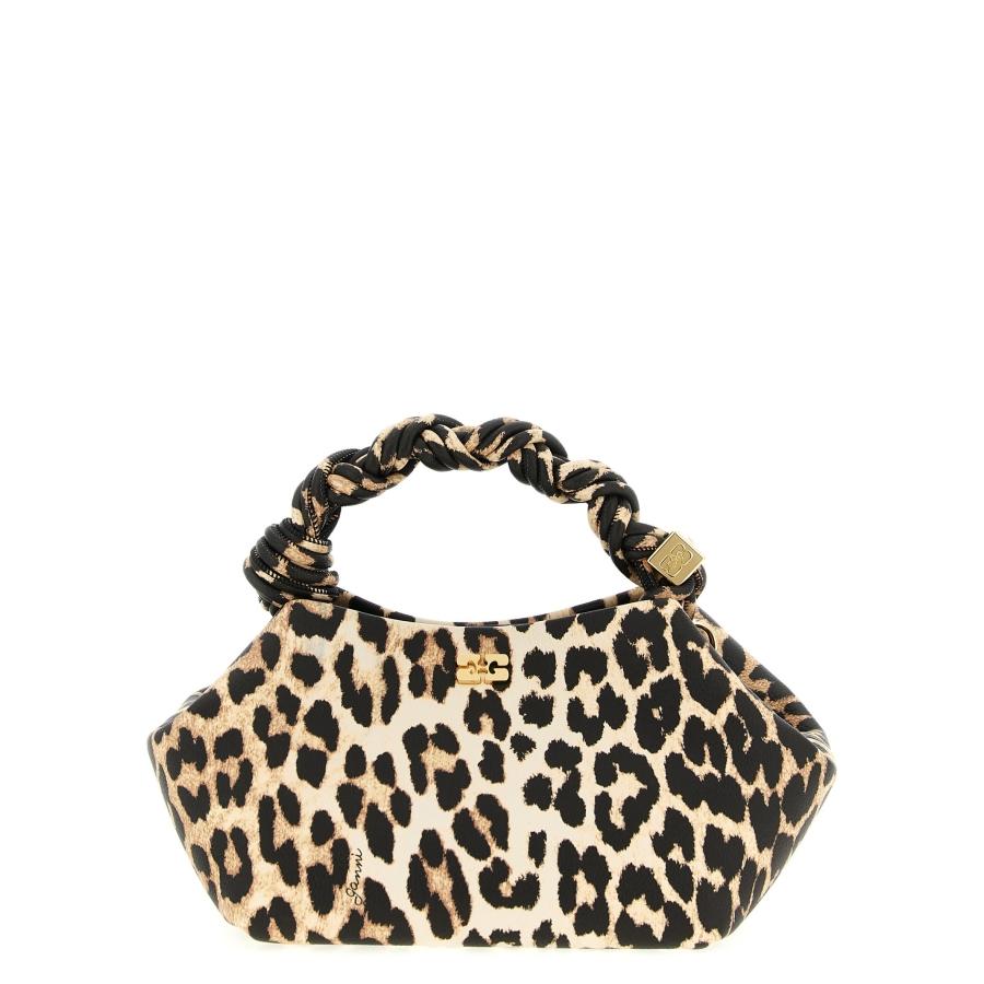 Ganni Small Bou Bag Leopard Handbag by GANNI