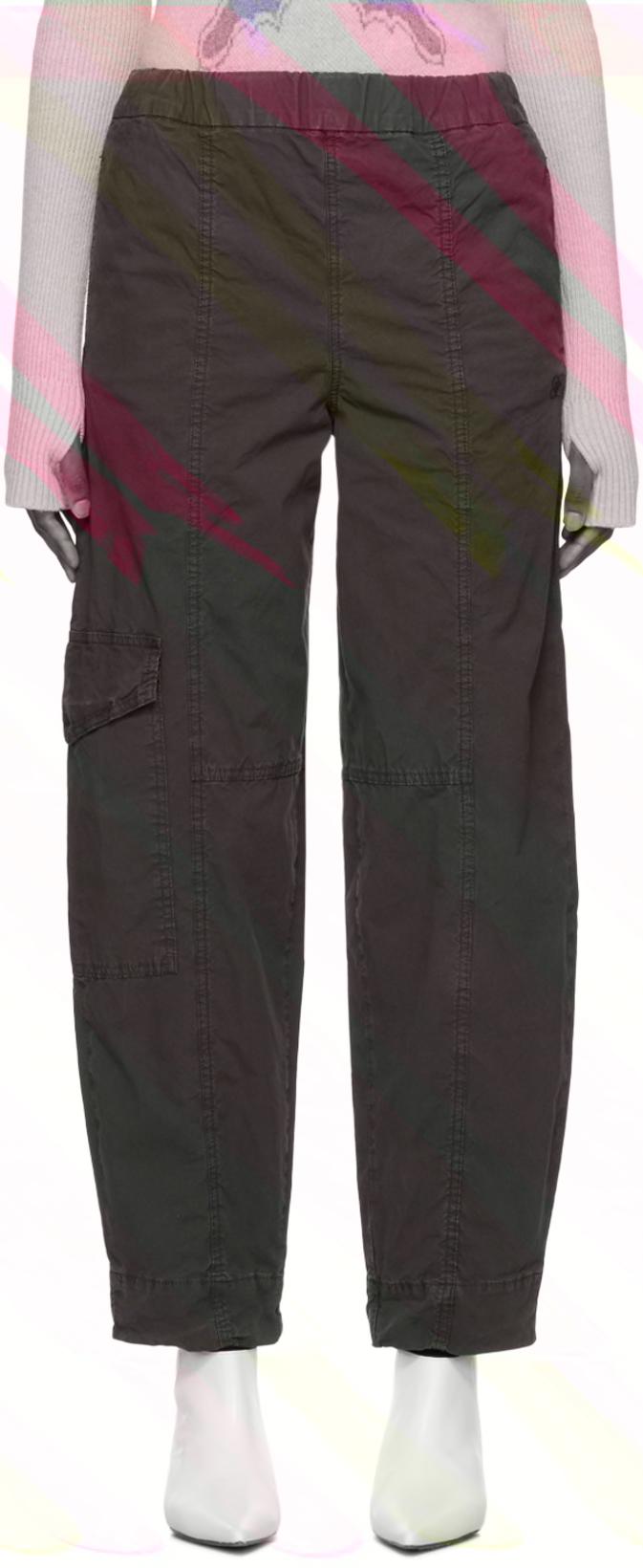 Gray Curve Trousers by GANNI