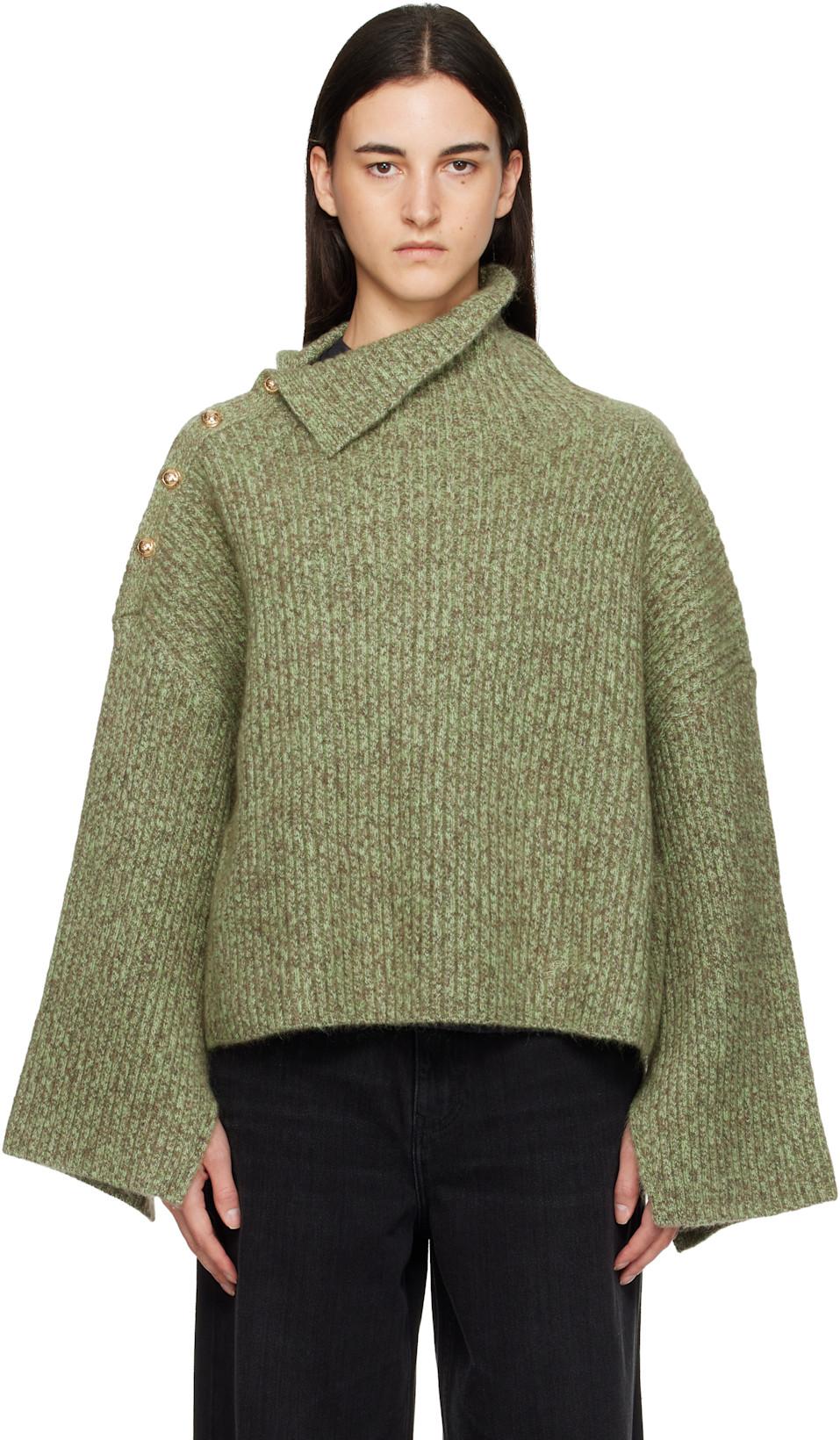 Green Mohair Sweater by GANNI