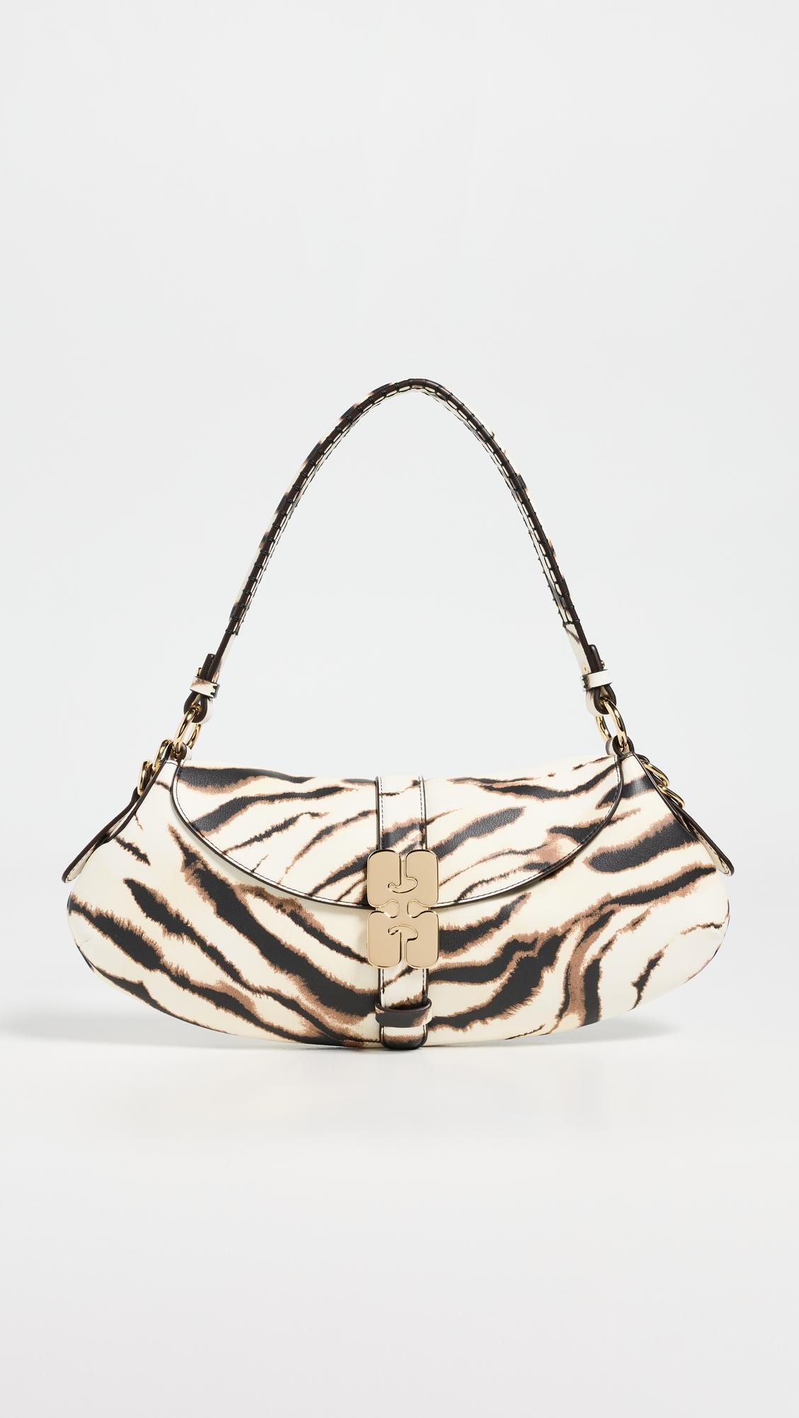 Kat Zebra Shoulder Bag by GANNI