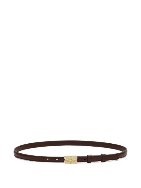 Kat logo-plaque belt by GANNI
