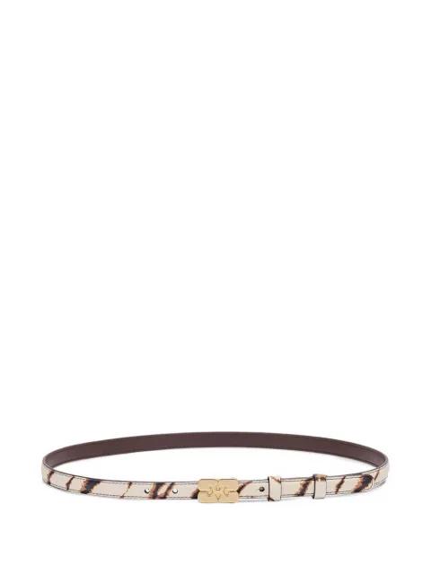 Kat zebra-print belt by GANNI