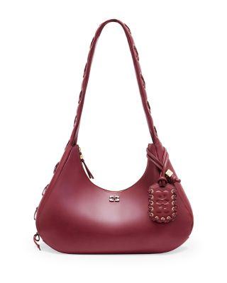 Medium Laces Hobo Bag by GANNI