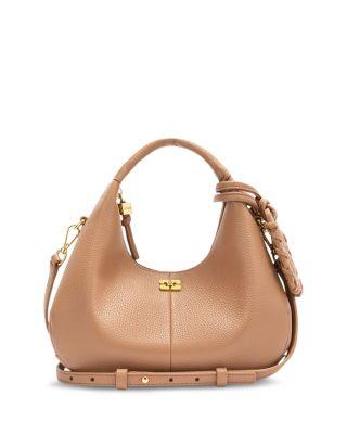 Mini Grained Hobo Bag by GANNI