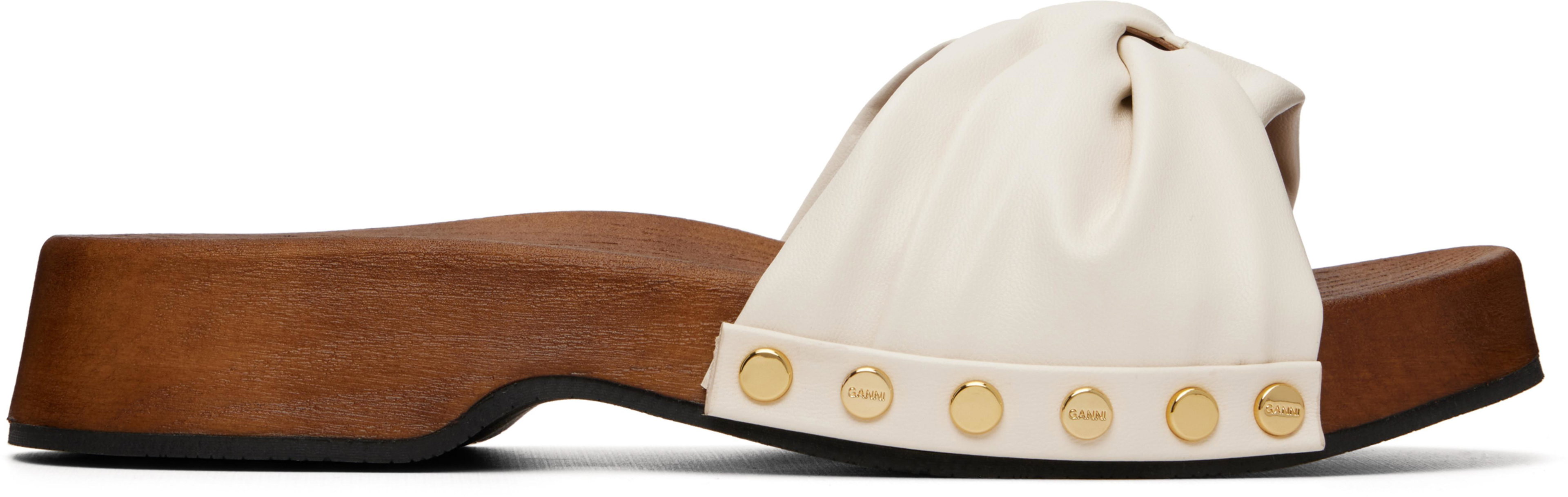 Off-White Tia Fairy Clog Sandals by GANNI