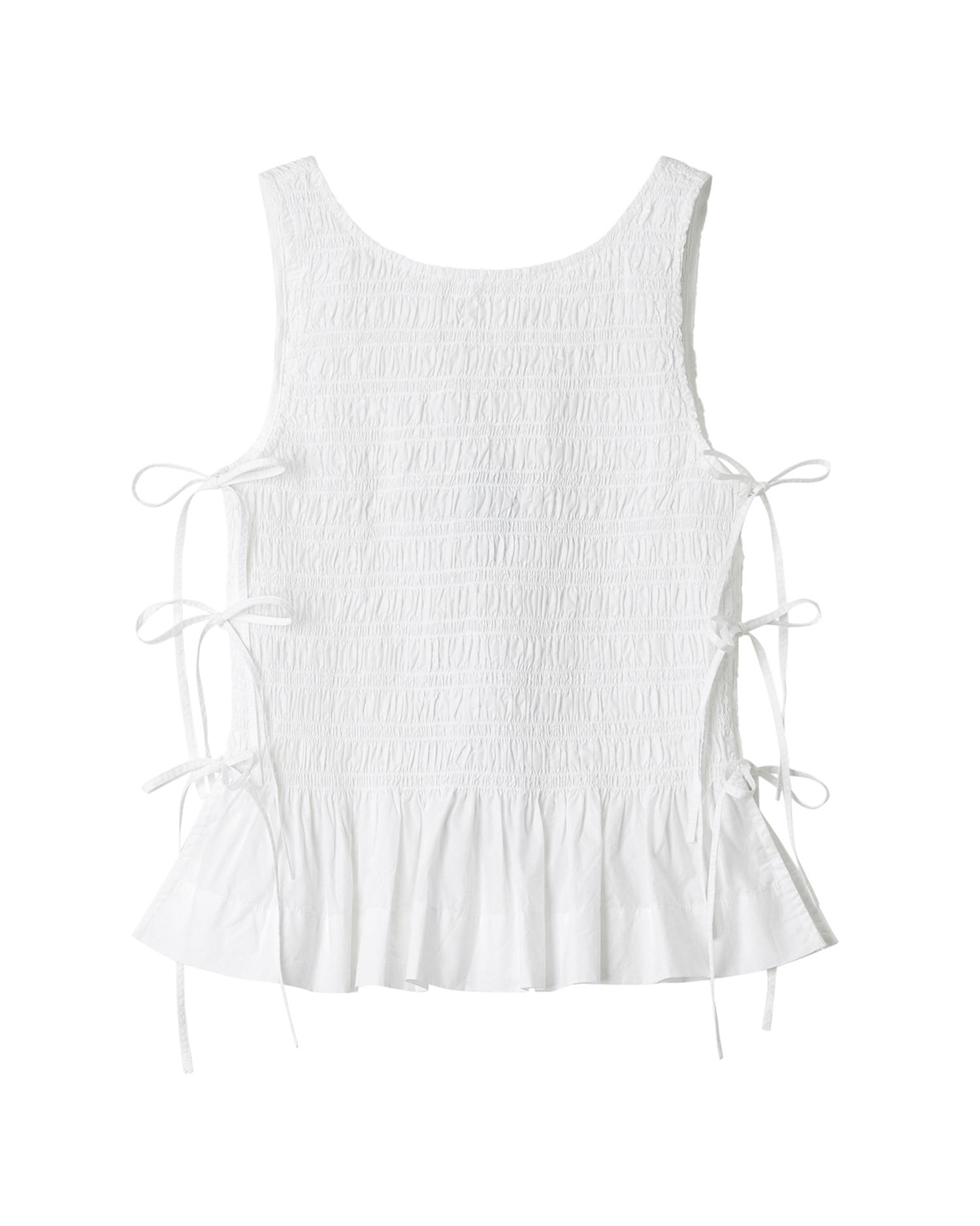 Peplum tank top by GANNI