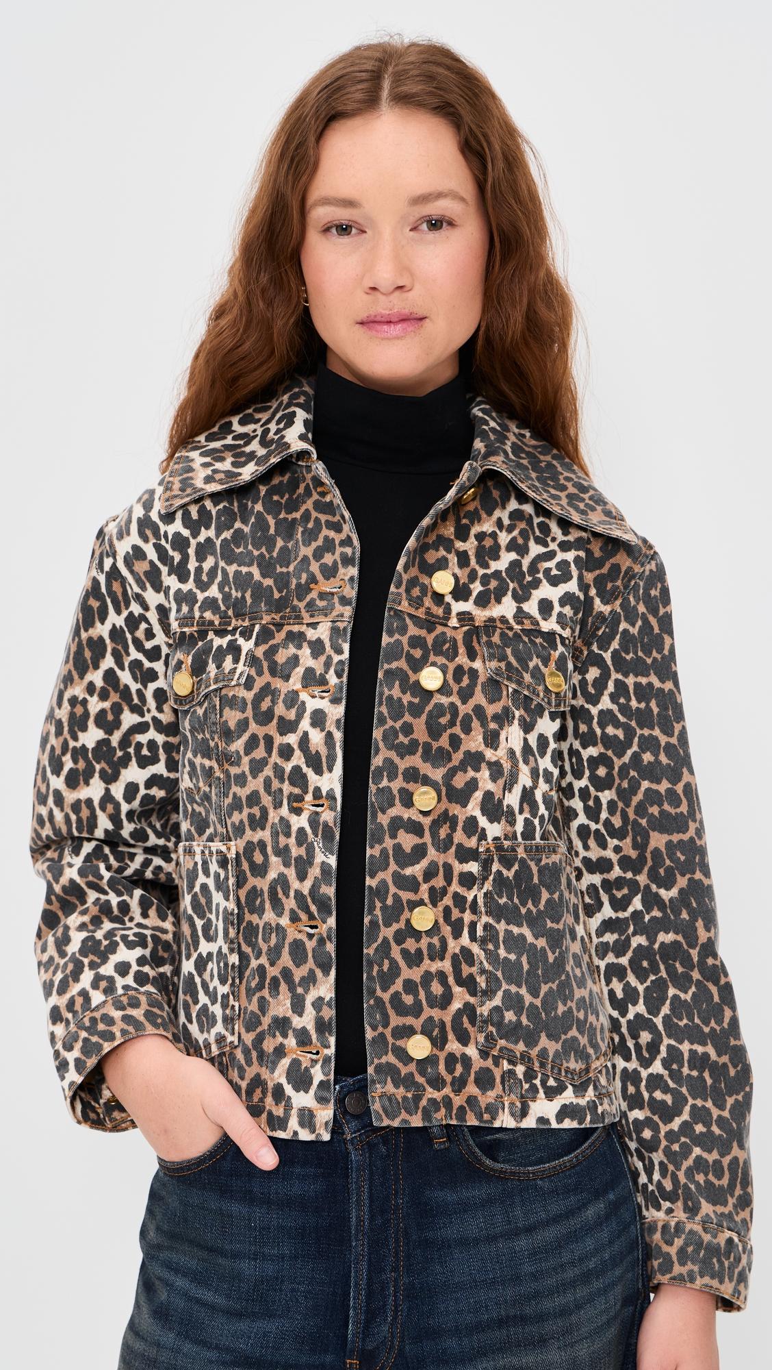 Print Denim Jacket by GANNI