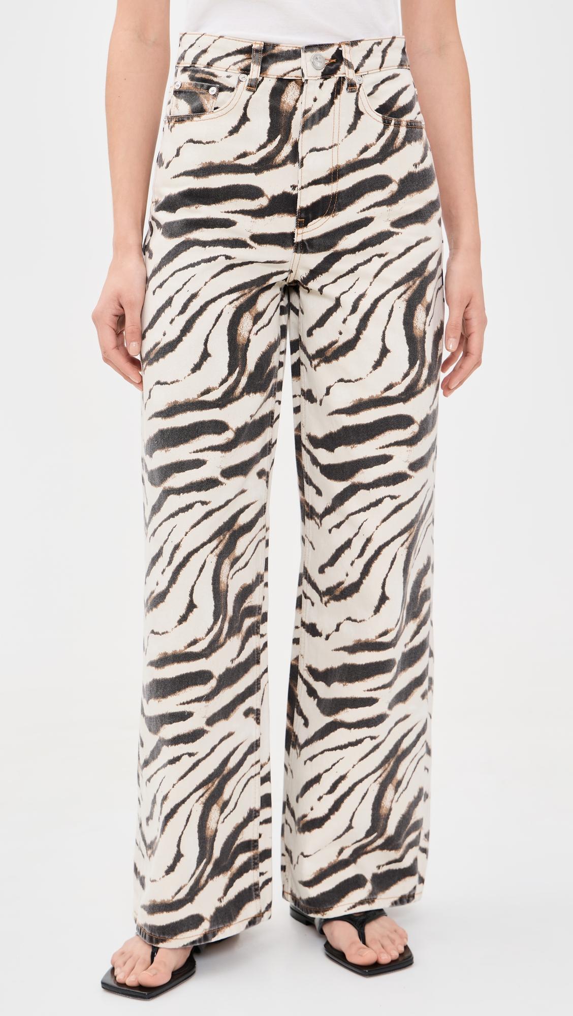 Print Denim Lari Jeans by GANNI