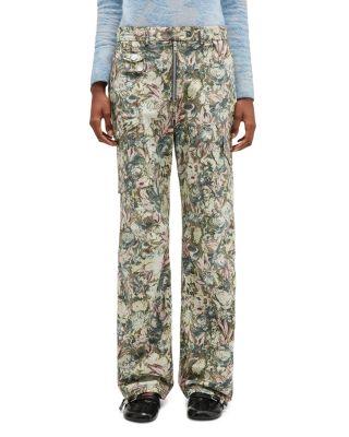 Printed Cargo Pants by GANNI