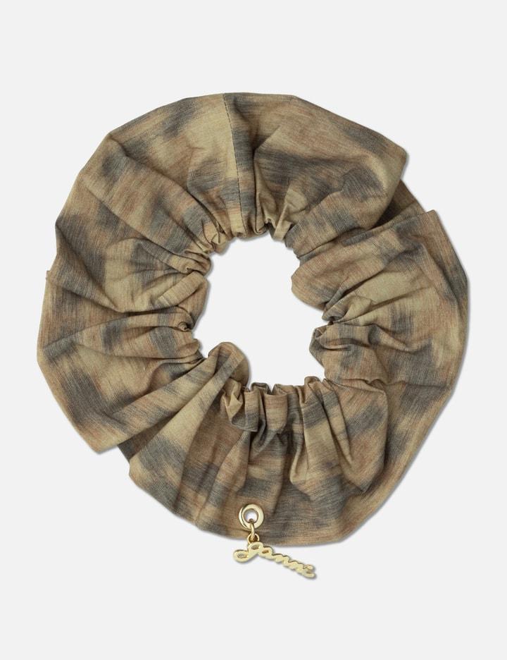 Printed Ikat Scrunchie by GANNI